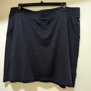 Croft & Barrow Super Soft Skort Large NAVY
